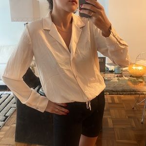 Vince silky button down top